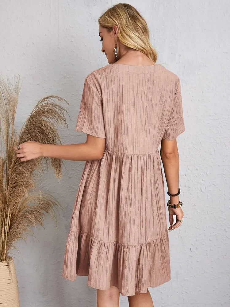 VIVIENNE | ZOMERJURK MET V-HALS