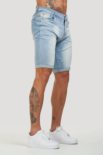 THE LORENZO SHORTS - LICHTBLAUW