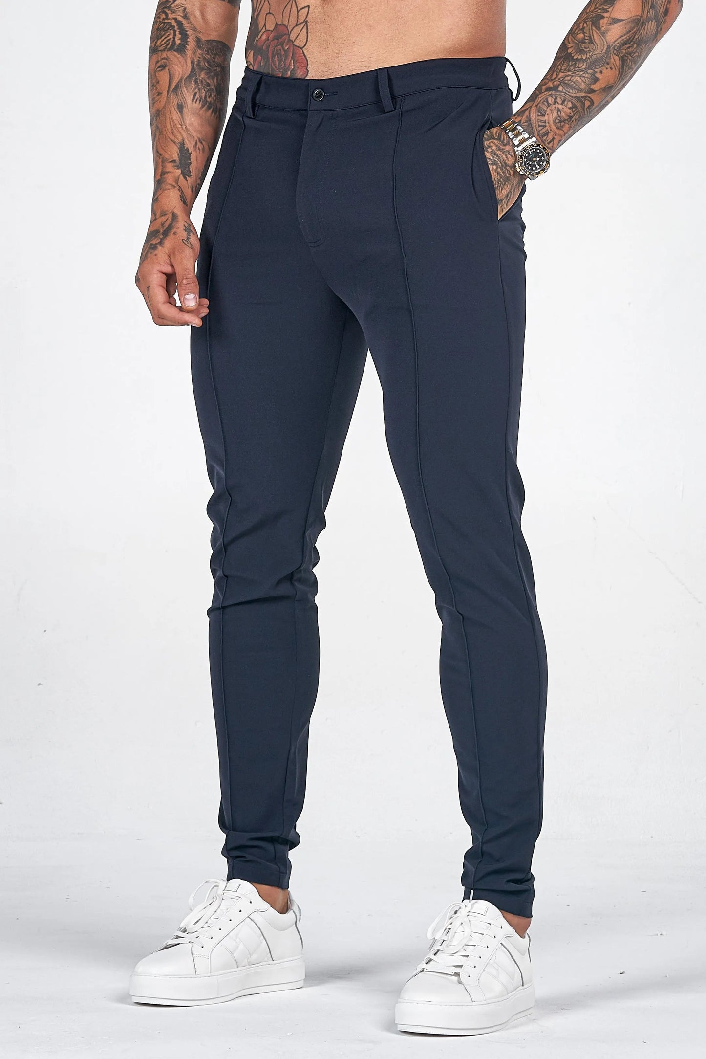 THE VOCO TROUSERS 2.0 - NAVY BLAUW