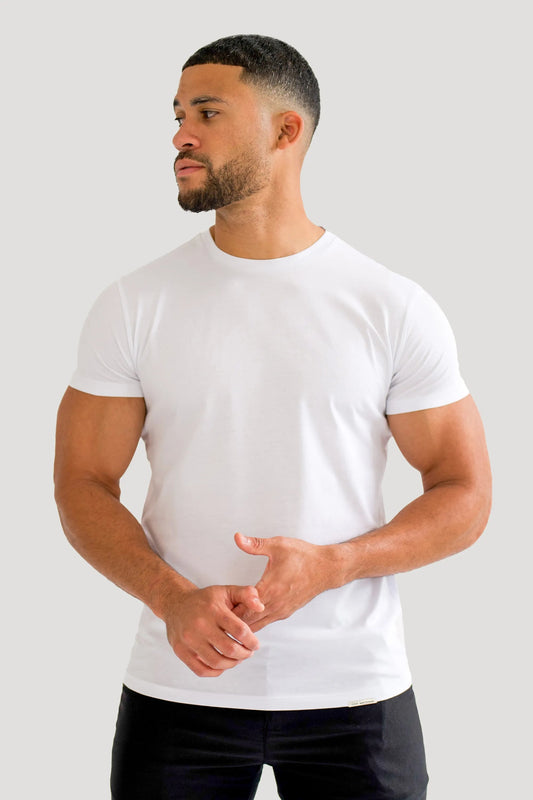 THE MERCERISED T-SHIRT - WIT