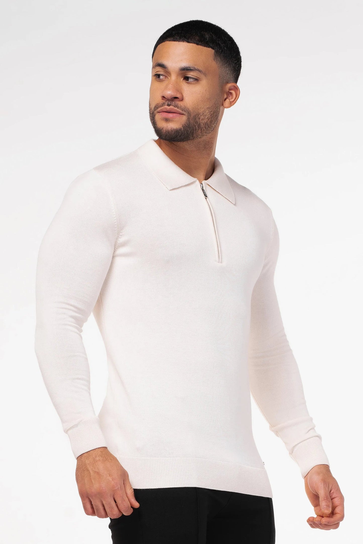 THE VIDA - LONGSLEEVE POLO - BEIGE