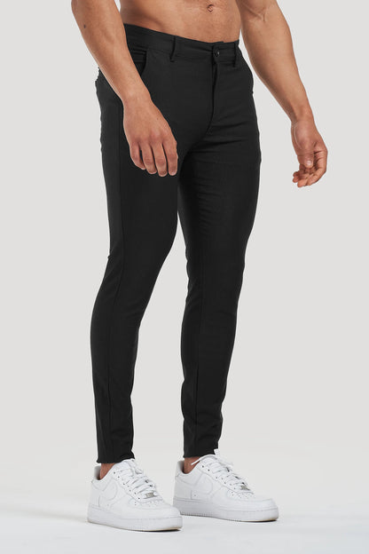 THE AVANI TROUSERS - ZWART