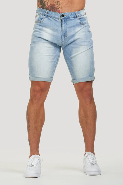 THE LORENZO SHORTS - LICHTBLAUW