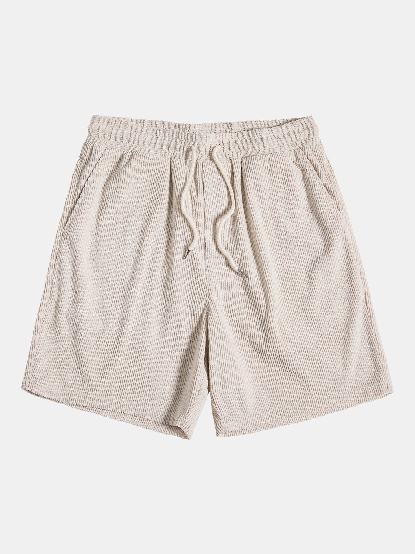 Short-Sleeved Corduroy Button Up Shirt & Shorts