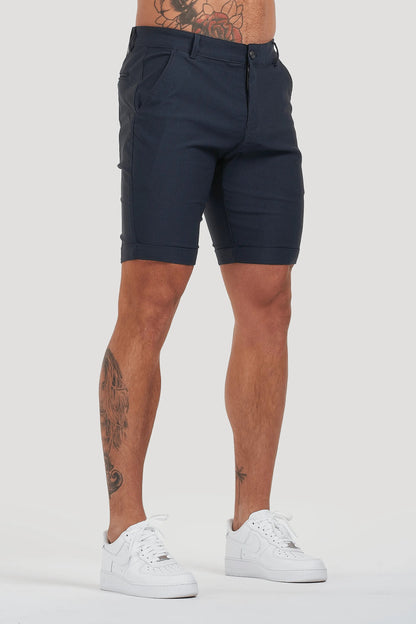 THE AVANI SHORTS - DONKERBLAUW