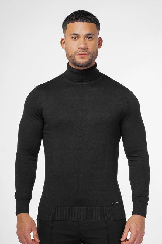 THE ARTURO TURTLENECK - ZWART