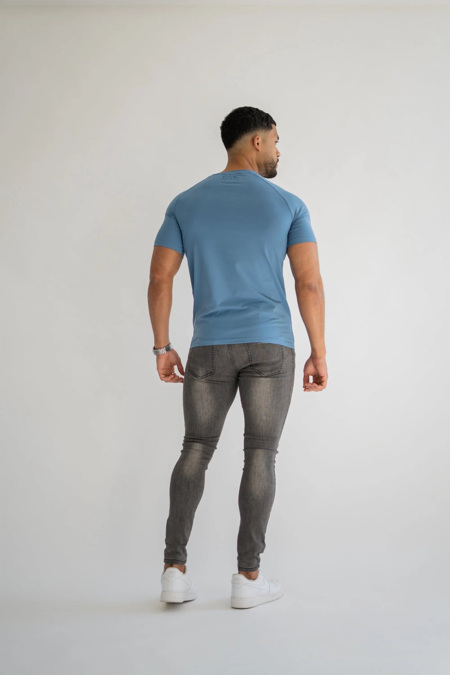 THE MUSCLE BASIC T-SHIRT - CORONET BLUE