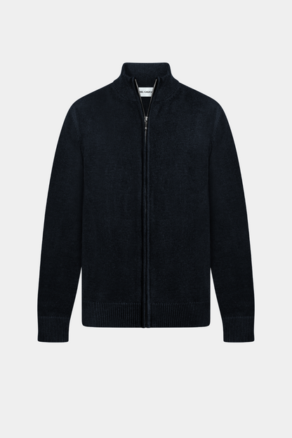 Robin™ | Black Full Zip Sweater