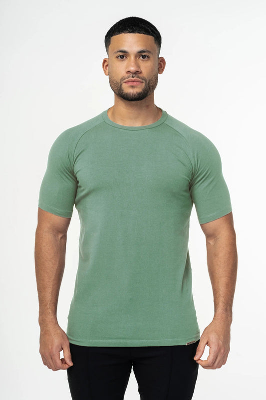 THE MUSCLE BASIC T-SHIRT - ICEBERG GREEN