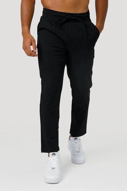 THE ELIO TROUSERS - ZWART