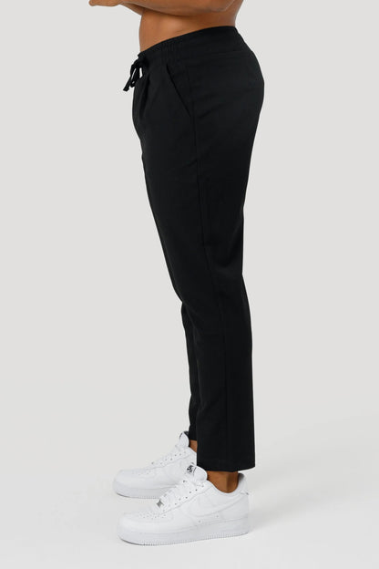 THE ELIO TROUSERS - ZWART