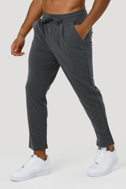 THE ELIO TROUSERS - DONKERGRIJS