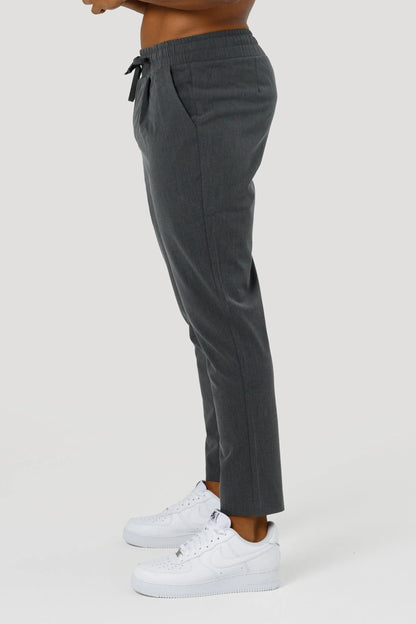 THE ELIO TROUSERS - DONKERGRIJS