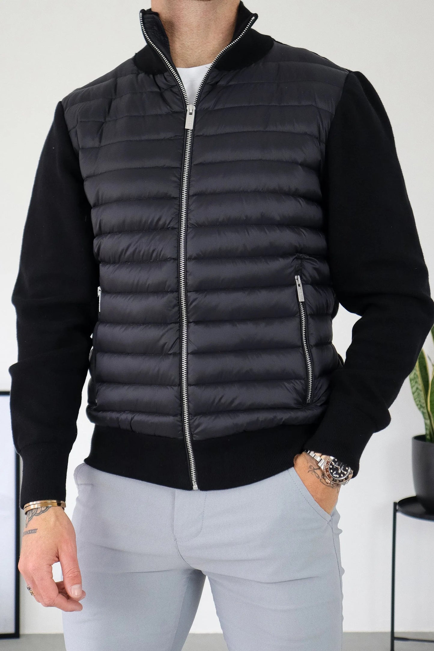 THE VERONA JACKET- ZWART