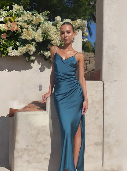 Sexy Sleeveless Slim Slit Dress