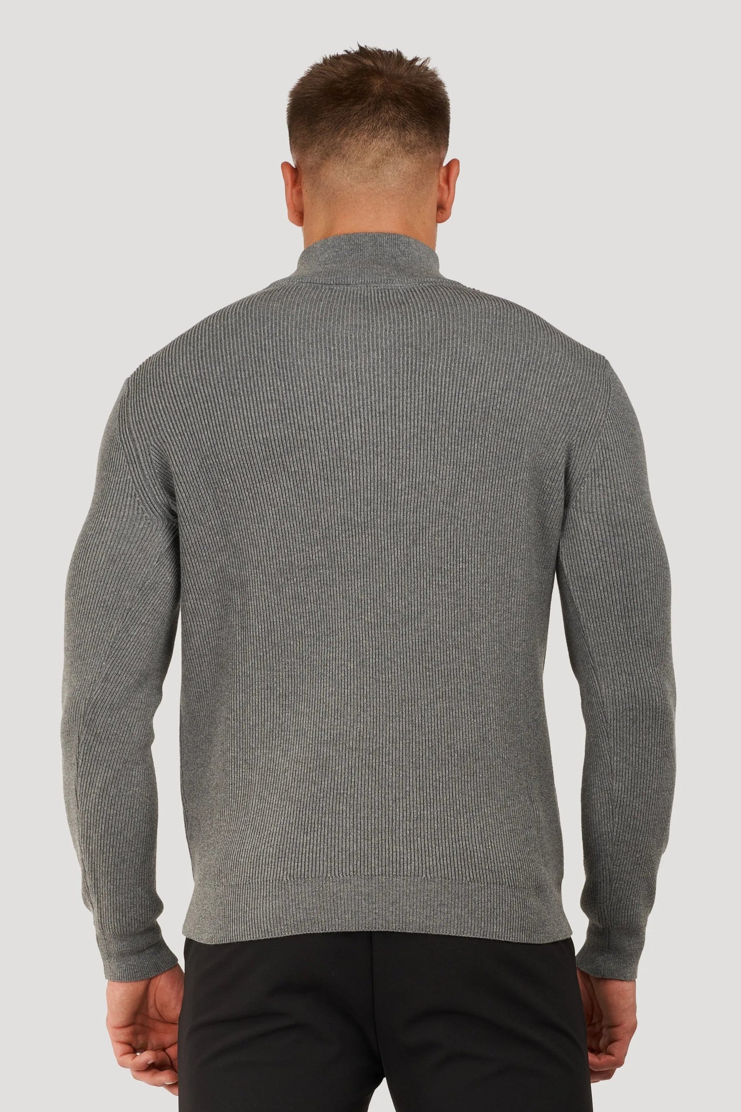 THE RENZO HALF ZIP SWEATER