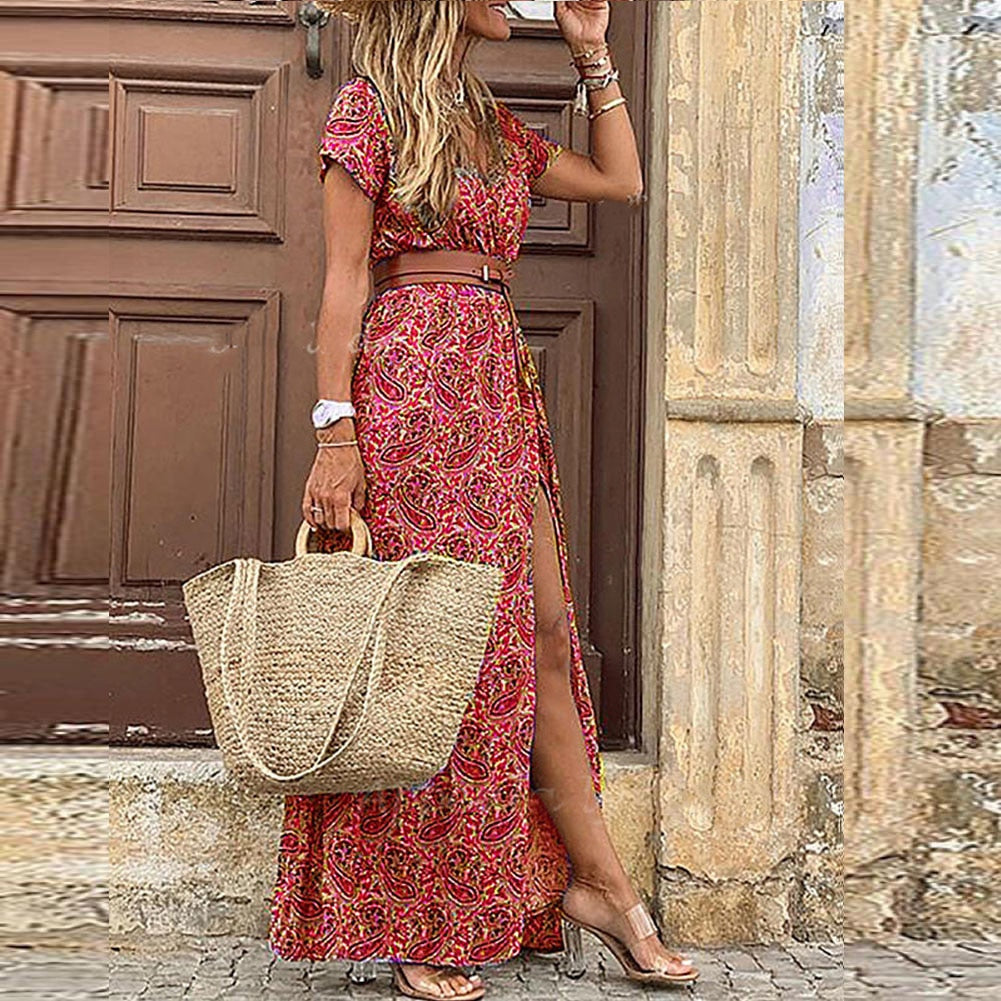 Liz™ Boho Maxi Jurk + Gratis riem!