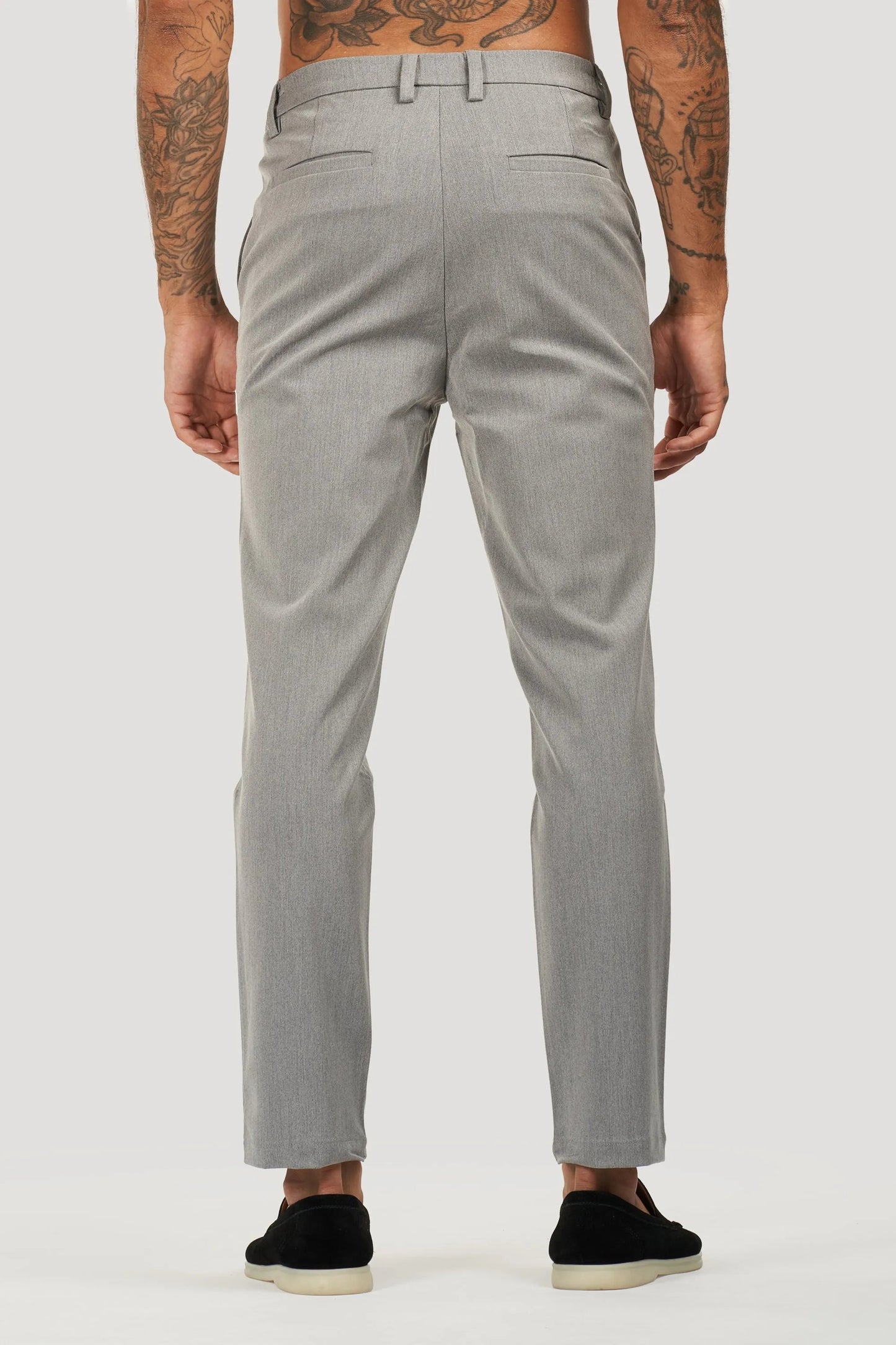 THE SILVIO TROUSERS - LIGHT GREY