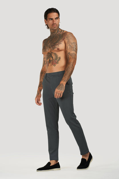 THE SILVIO TROUSERS - DARK GREY