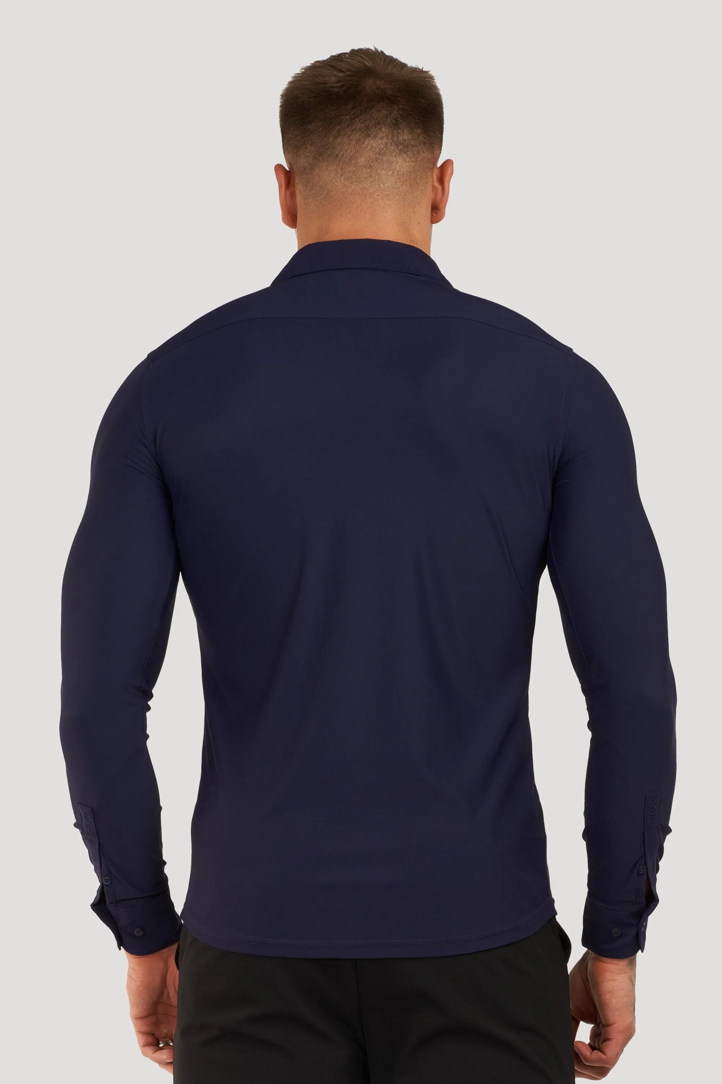 THE ATHLETIC STRETCH SHIRT - NAVY BLUE