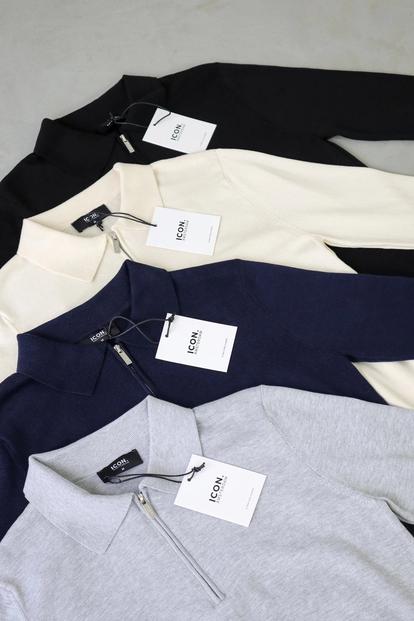 THE VIDA - LONGSLEEVE POLO - ZWART