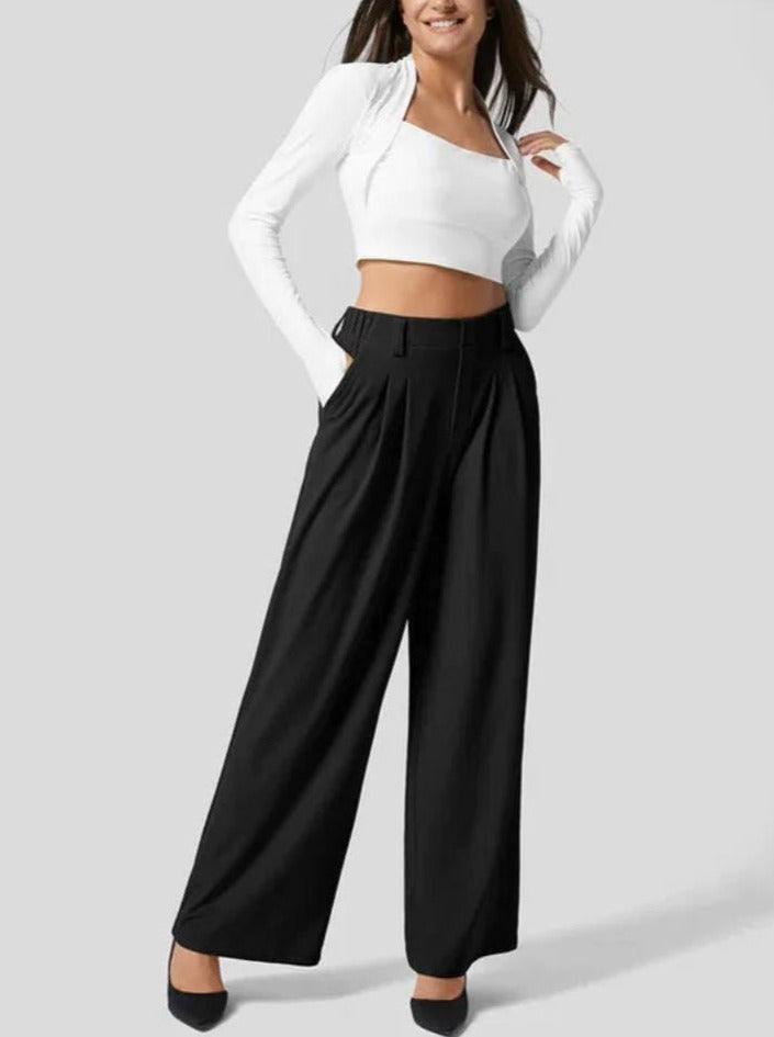 Classic Stretchable Straight Pants