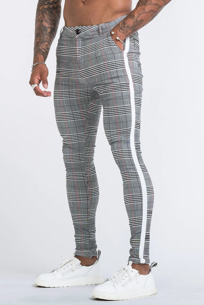 THE VIERA TROUSERS - GRIJS/WIT