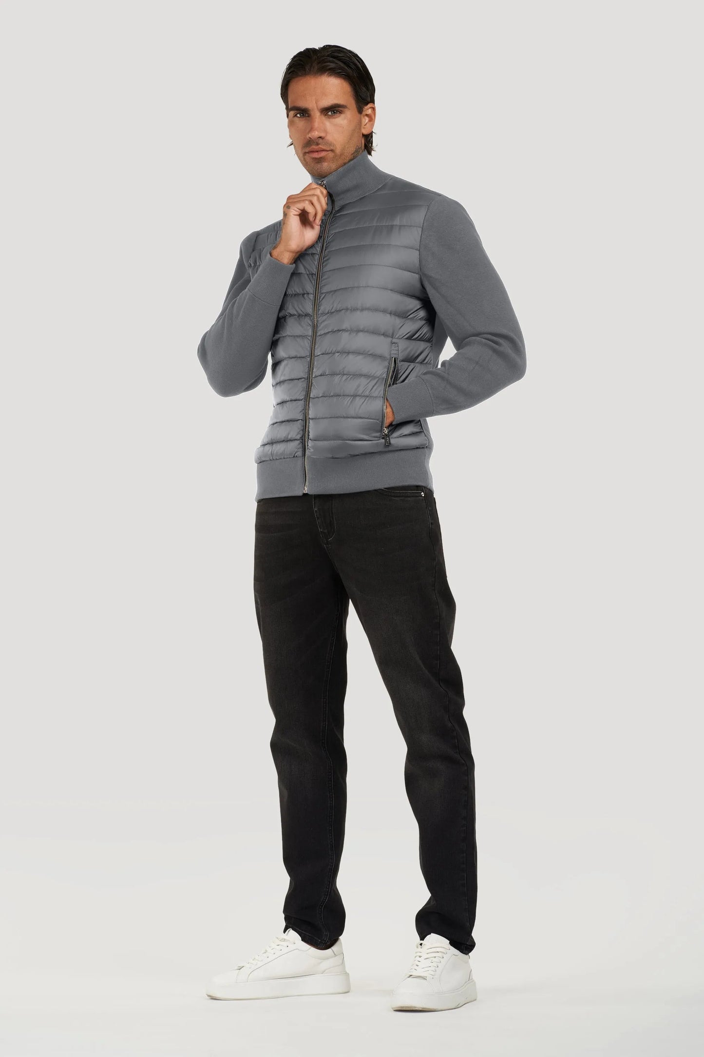 THE VERONA JACKET - CHARCOAL GREY