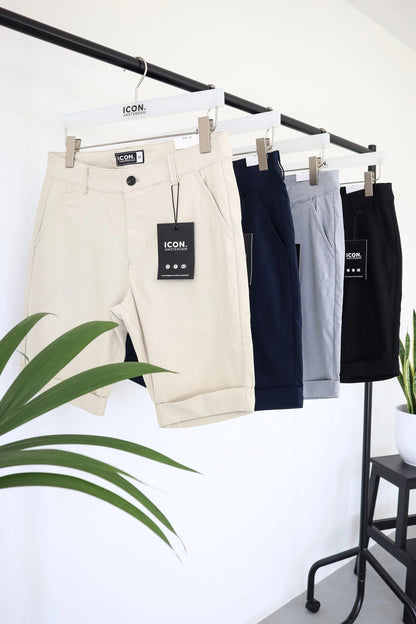 THE AVANI SHORTS - LICHTGRIJS