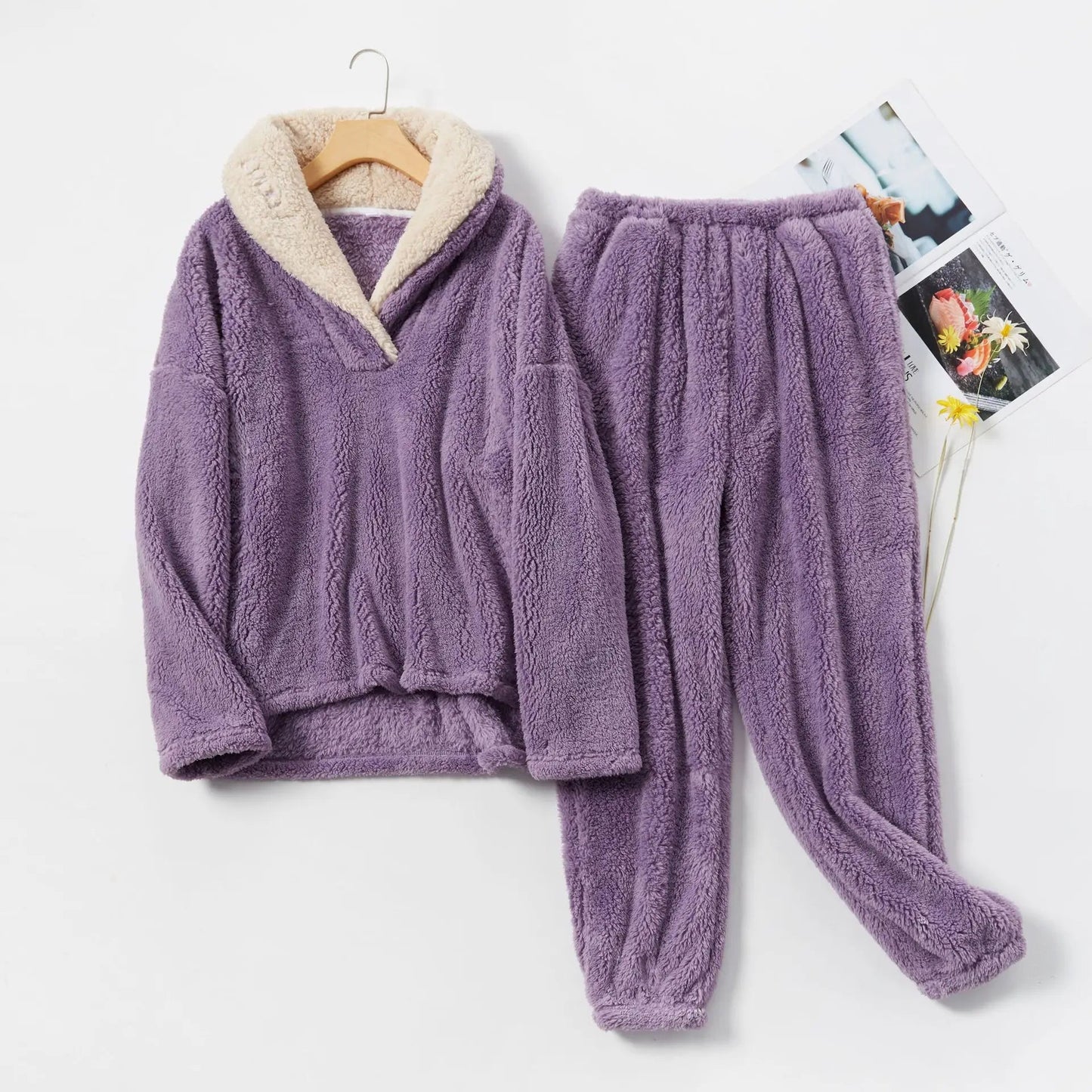 Risette™ l Pyjamaset van dikke fleece