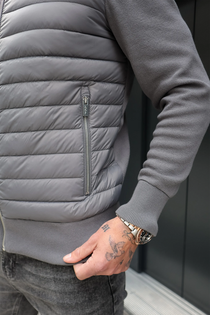 THE VERONA JACKET - CHARCOAL GREY