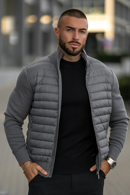 THE VERONA JACKET - CHARCOAL GREY